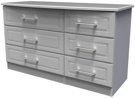 Gina Grey 6 Drawer Midi Dresser