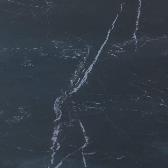 Clearance - Morgan Black Ceramic Fluted Lamp Table