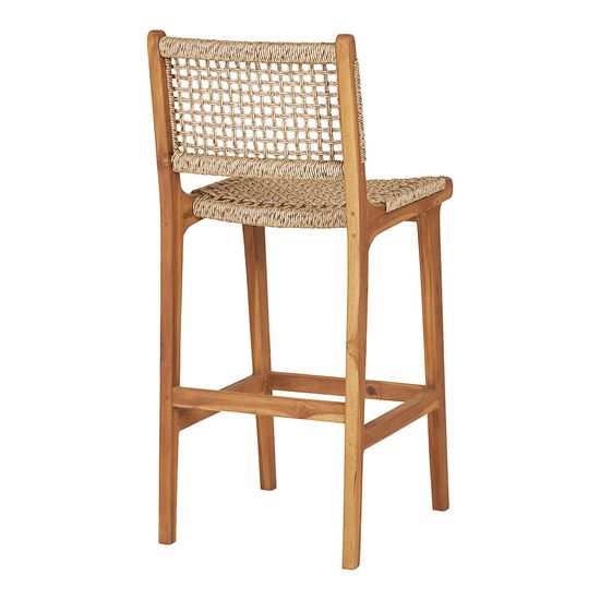 Derby Natural Teak Wood Counter Chair