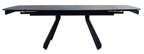 Kinston 6-10 Seater Black Ceramic Extending Dining Table - 160cm-240cm