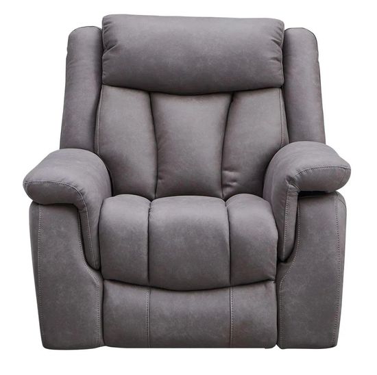 Dylan Grey Fabric Electric Recliner Armchair