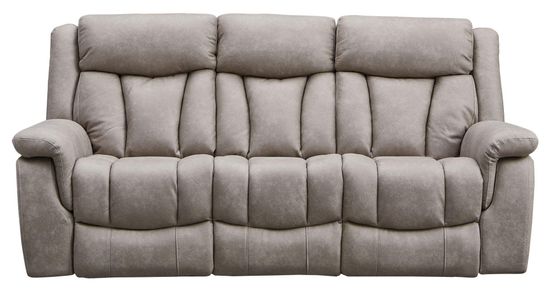 Dylan Sandstone Fabric 3 Seater Electric Recliner Sofa
