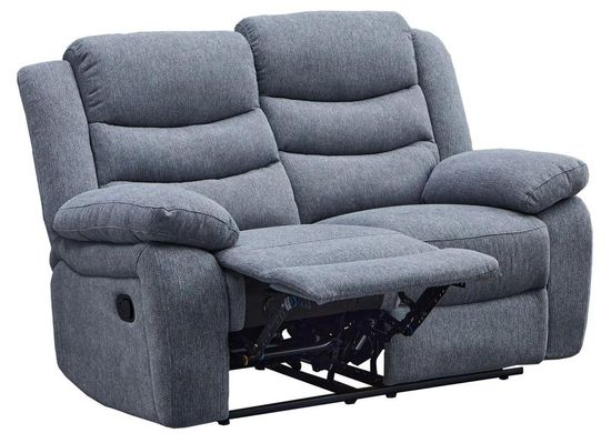 Windsor Grey Fabric 2 Seater Recliner Sofa