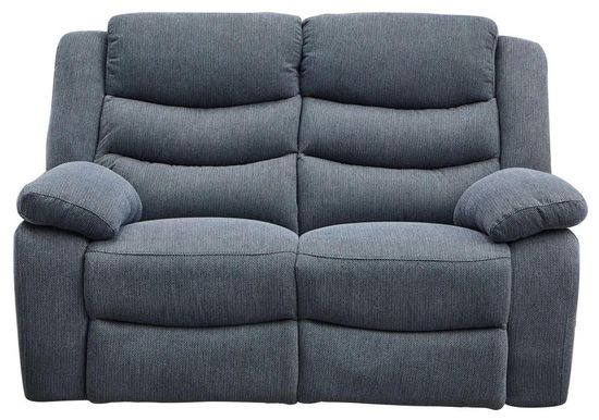 Windsor Dark Grey Fabric 2 Seater Recliner Sofa