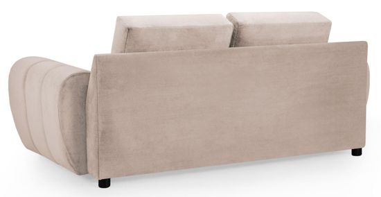 Azzuro Mocha Velvet Fabric 2 Seater Sofa