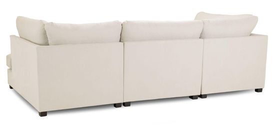 Carnaby Classic Beige Fabric U Shape Corner Sofa Suite