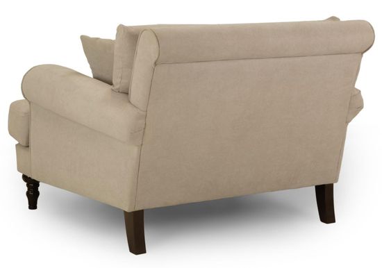 Summer Beige Fabric Armchair