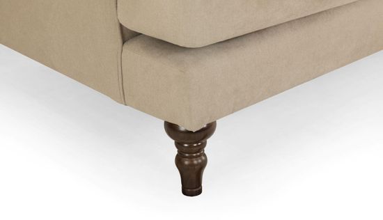 Summer Beige Fabric Armchair