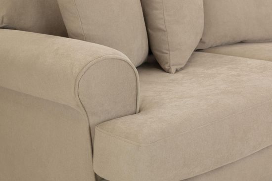 Summer Beige Fabric 3+2 Seater Sofa