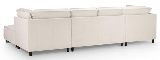 Sloane Cream Fabric U Shape Corner Sofa Suite