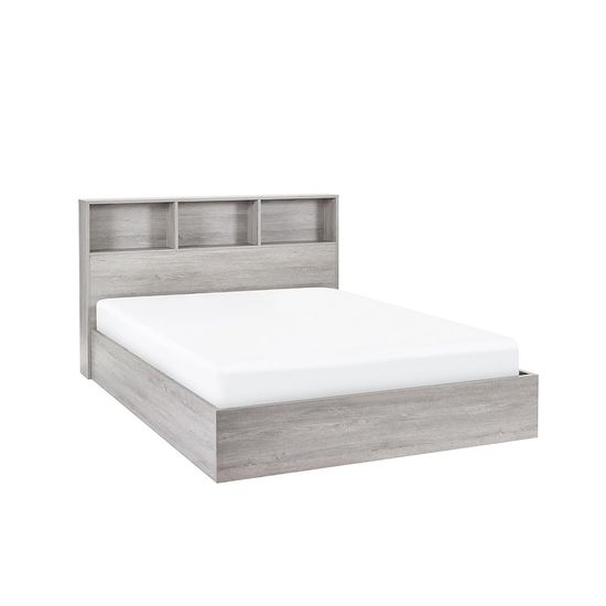 Bali Grey Oak Ottoman Storage Bed - Sizes Available
