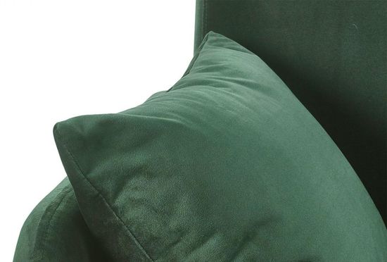 Andi Green Fabric 2 Seater Click Clack Sofa Bed