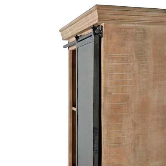 Irondale Mango Wood 1 Door Display Cabinet