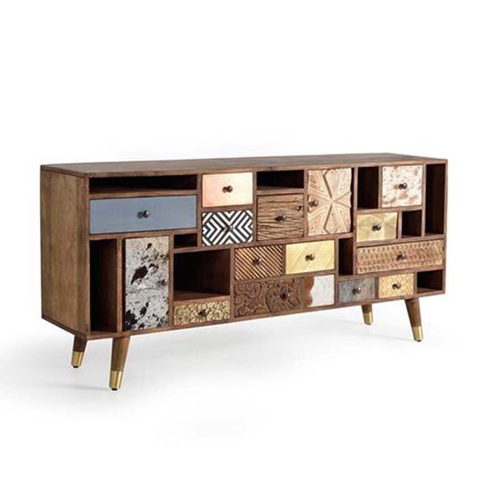 Bonham Mango Wood Multi Drawer Large Sideboard - 160cm