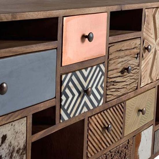 Bonham Mango Wood Multi Drawer Large Sideboard - 160cm