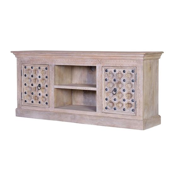 Arezzo Mango Wood 2 Door TV Unit