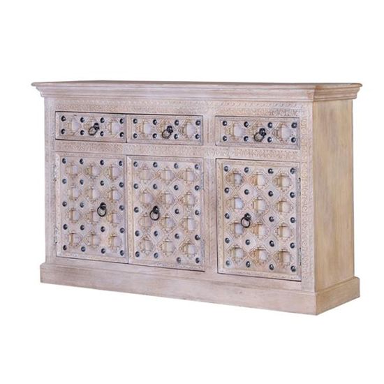 Arezzo Mango Wood 3 Door Medium Sideboard - 150cm