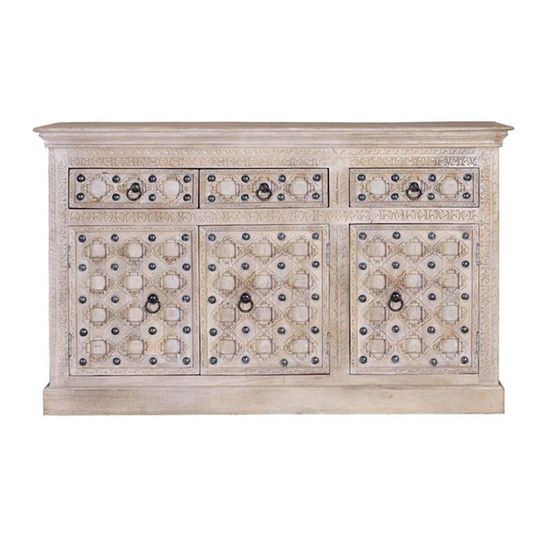 Arezzo Mango Wood 3 Door Medium Sideboard - 150cm