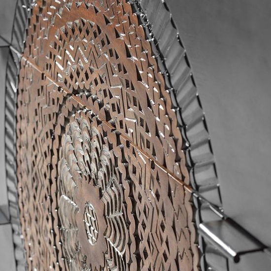 Lytton Grey Carved Mango Wood 3 Drawer Chest