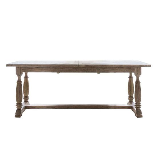 Clearance - Mustique Mindi Wood Extending Dining Table - 200cm-250cm - A223