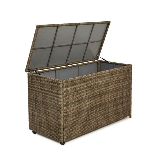 Maze Winchester Natural Rattan Garden Storage Box