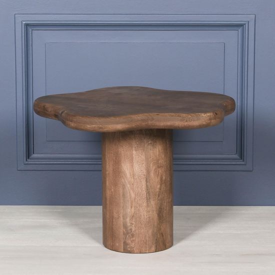 Puddle Brown Mango Wood Side Table