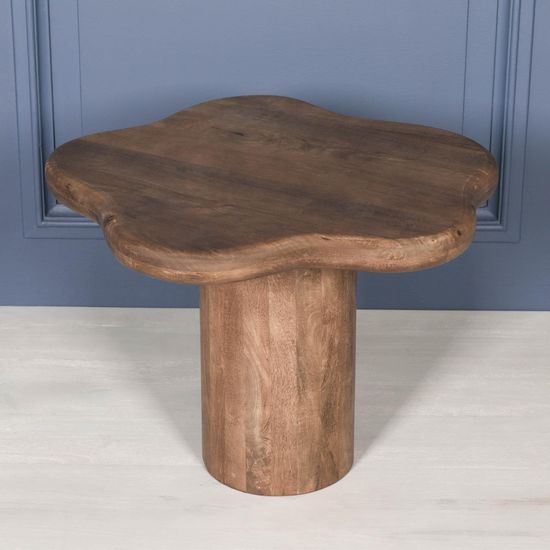 Puddle Brown Mango Wood Side Table