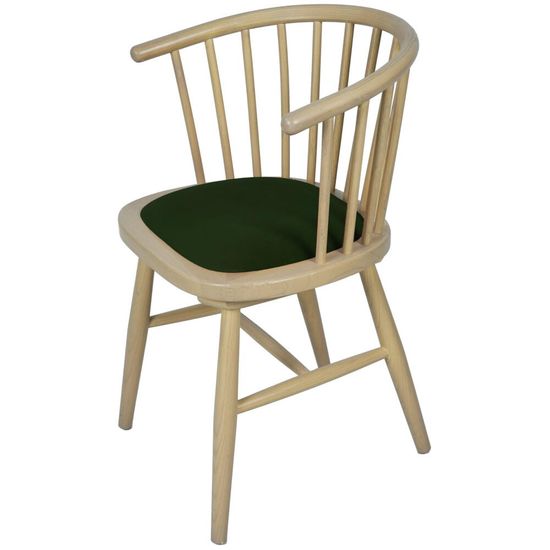 2 x Twyford Green Curved Dining Chair