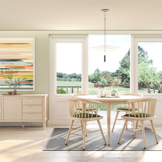 2 x Twyford Green Curved Dining Chair