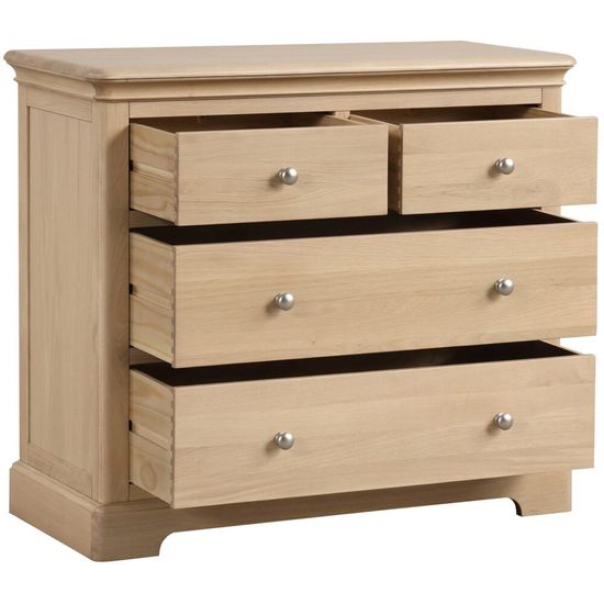 Romford Oak 2+2 Drawer Chest