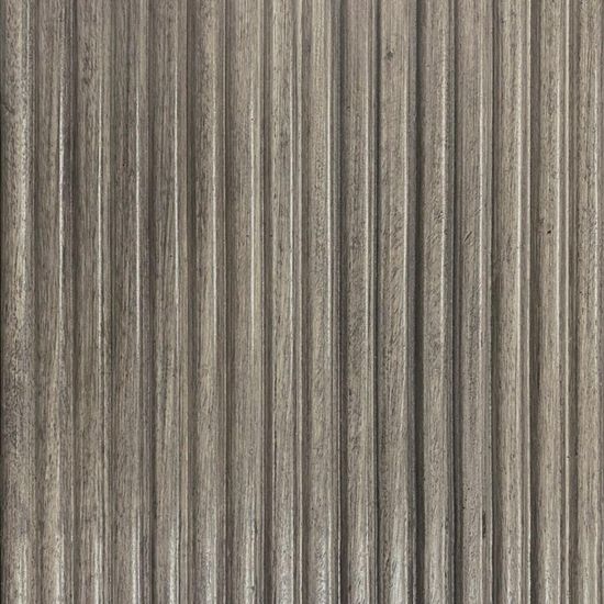 Isabella Grey 150cm Fluted Curved Storage TV Unit with White Marble Top