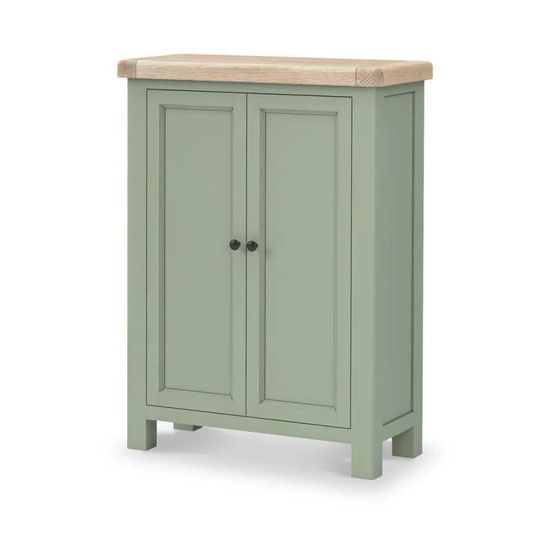 Salcombe Sage Oak 2 Door Shoe Cabinet