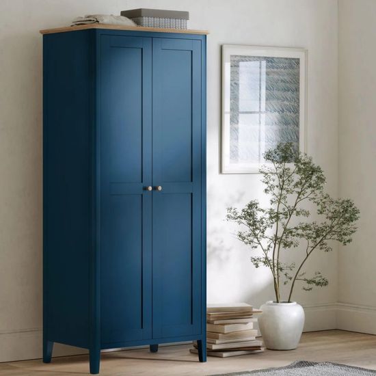 Marlow Blue 2 Door Wardrobe