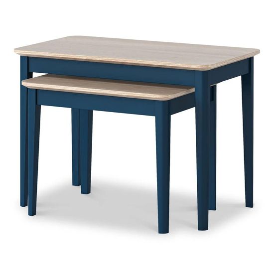 Marlow Blue Nest of 2 Tables