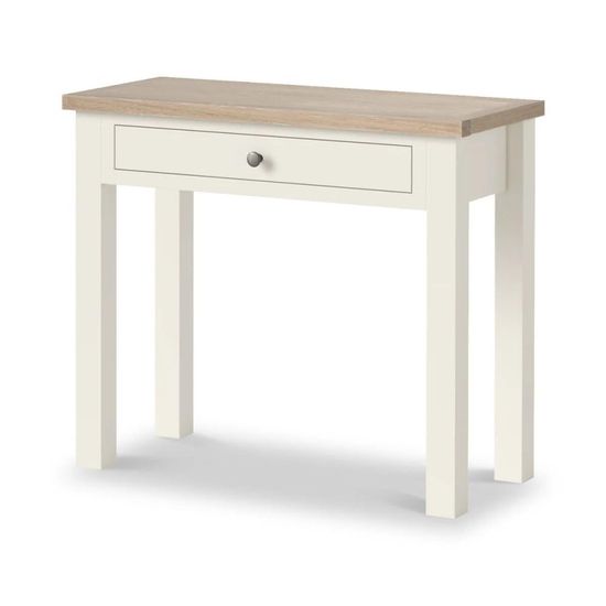 Modern White Painted 1 Drawer Desk