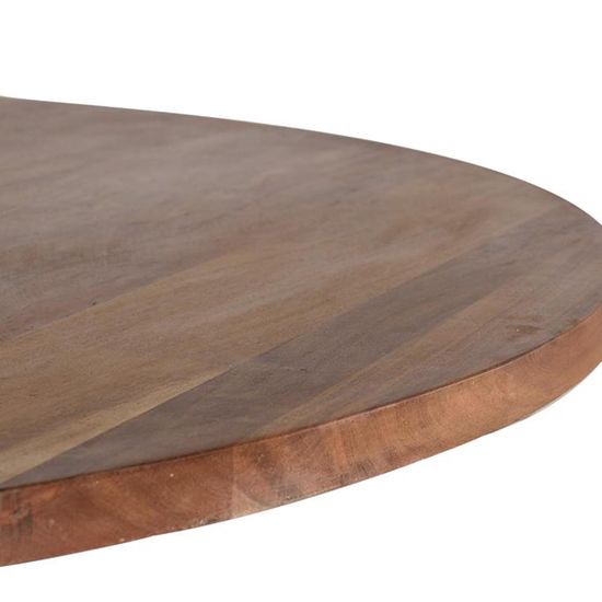 Monza Natural Acacia Wood 4 Seater Round Dining Table - Sizes Available