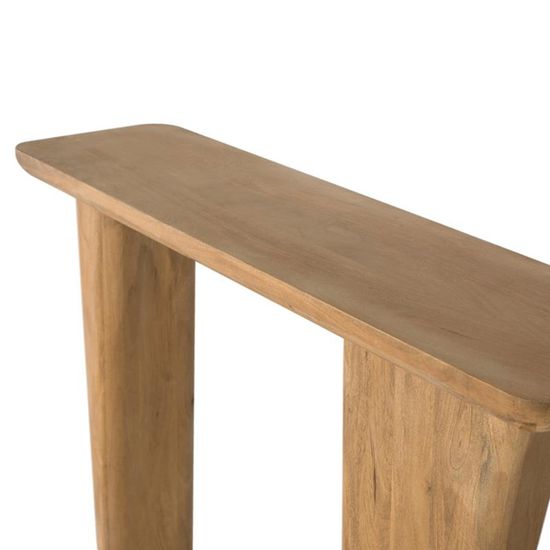 Wrenley Natural Mango Wood Console Table 