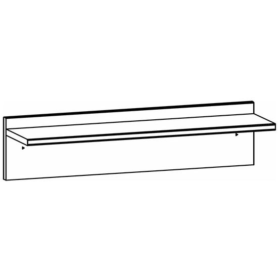 Rauch Joel Wall Rack - Alpine White