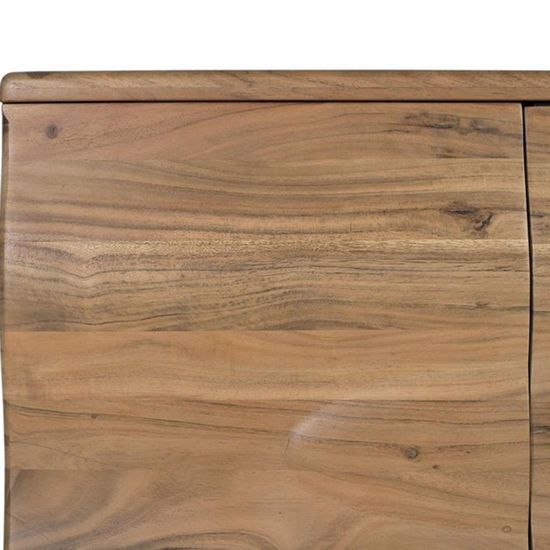 Hattie Acacia Wood 4 Door Large Sideboard - 170cm