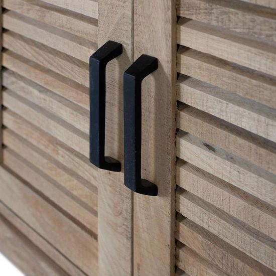 Jaylene Lovered Mango Wood Bookcase with Cupboard