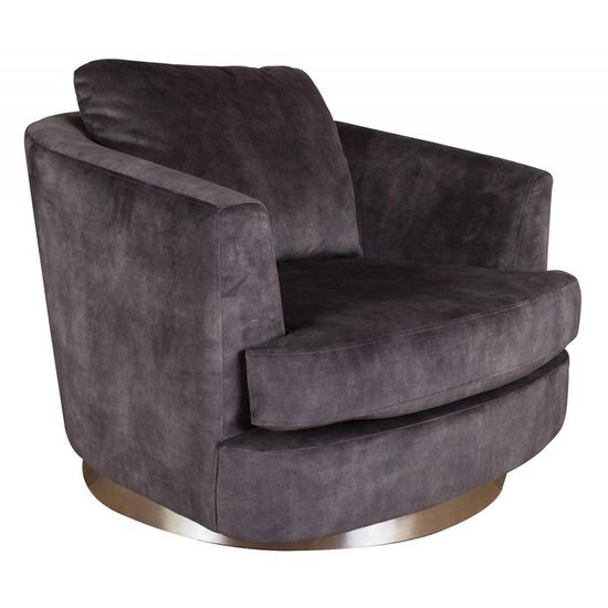 Buoyant Bond Fabric Swivel Lounge Chair - Variation Available