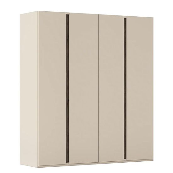 Rauch Luana 201cm 4 Door Wardrobe - Champagne and Atlantic Dark Oak