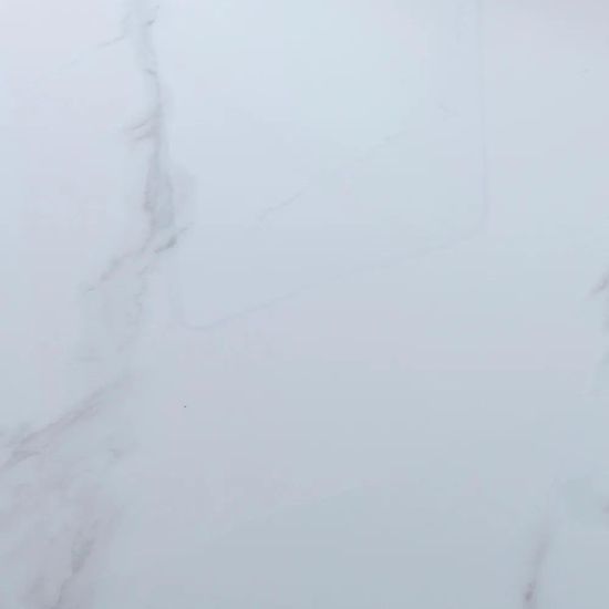 Sutton 6-10 Seater White Ceramic Extending Dining Table with Black Star Base