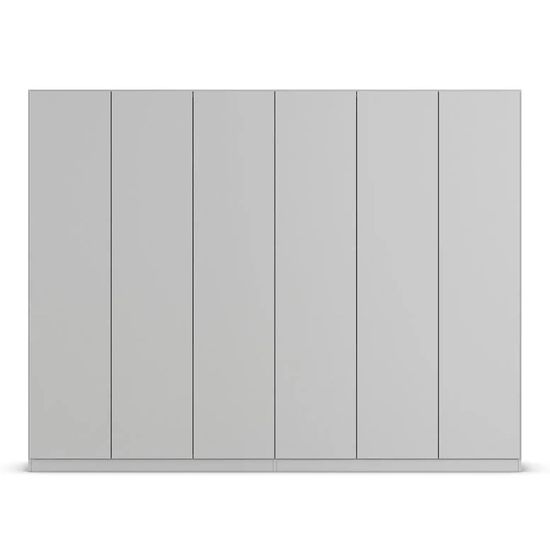 Rauch Wingview Lite 271cm 6 Door Wardrobe - Silk Grey