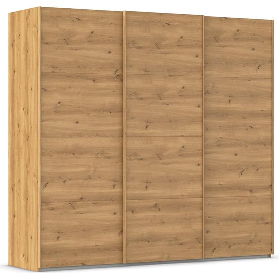 Rauch Evelyn 242cm 3 Door Sliding Wardrobe - Wild Oak