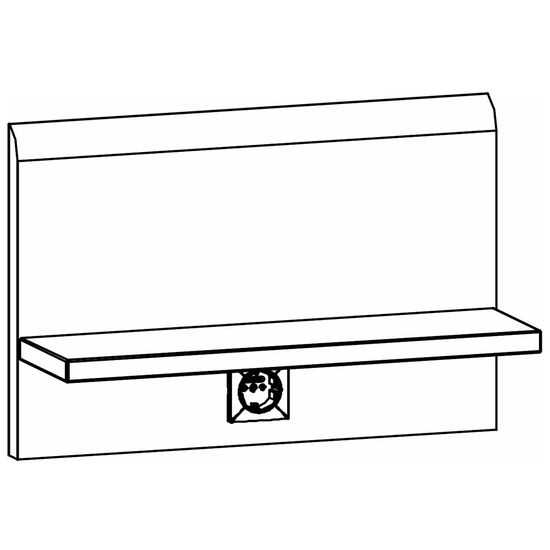 Rauch Evelyn 2 Drawer Bedside Cabinet - Alpine White