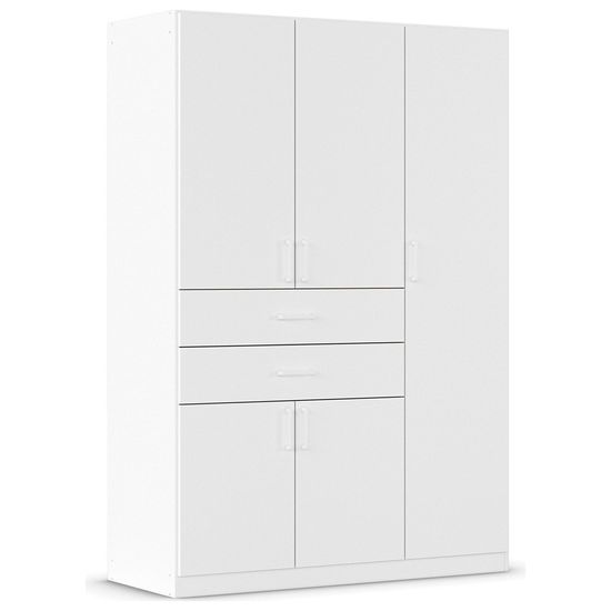 Rauch Maika 136cm 5 Door Wardrobe - H 197cm - Alpine White