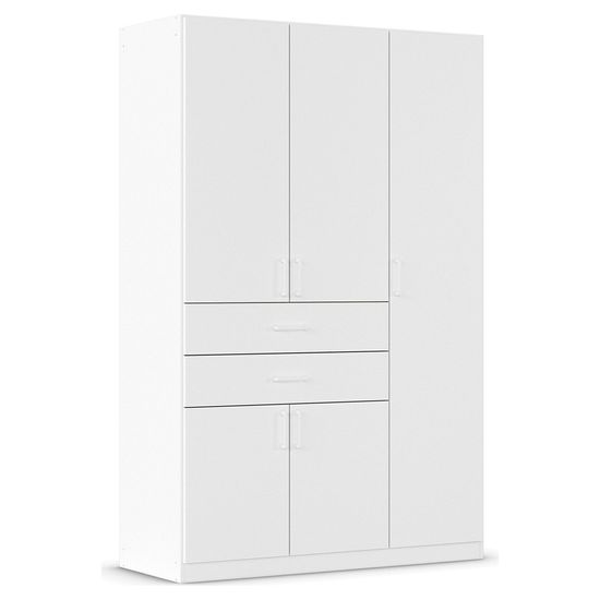 Rauch Maika 136cm 5 Door Wardrobe - H 210cm - Alpine White