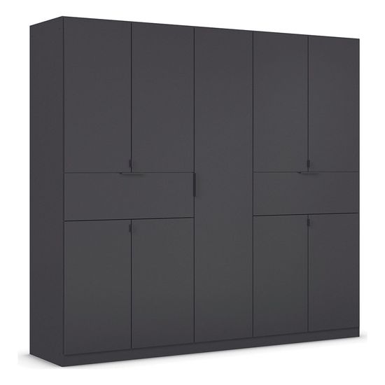 Rauch Ticao 226cm 9 Door Wardrobe - Metallic Dark Grey