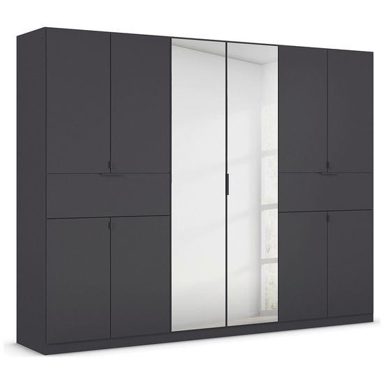 Rauch Ticao 271cm 10 Door Combi Wardrobe - Metallic Dark Grey